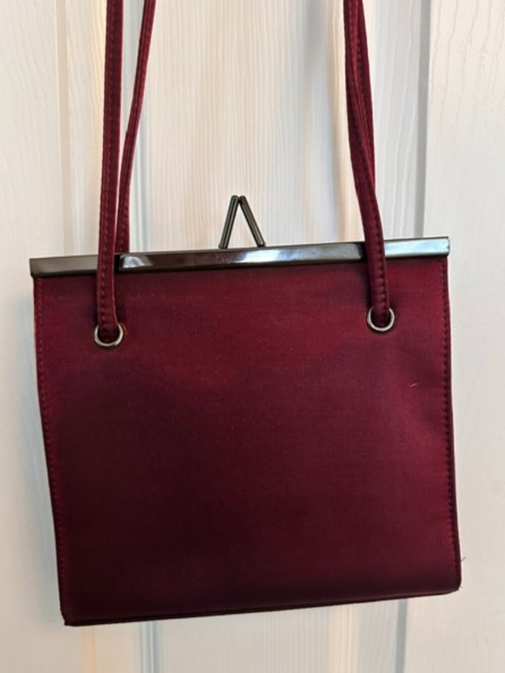 Lord & Taylor Burgundy shoulder bag-EVC